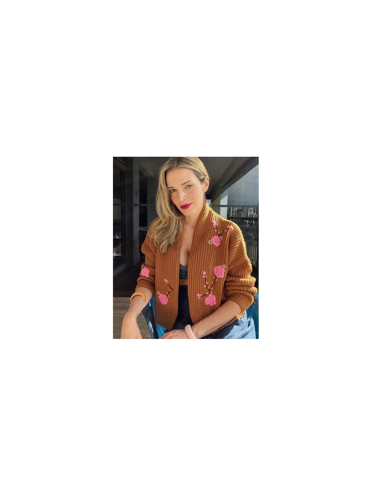 Bracelete Feminino Gomos Laranja Lool + Lele Saddi