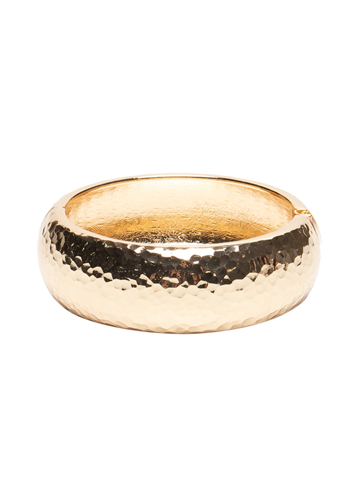Bracelete Feminino Martelado - Dourado