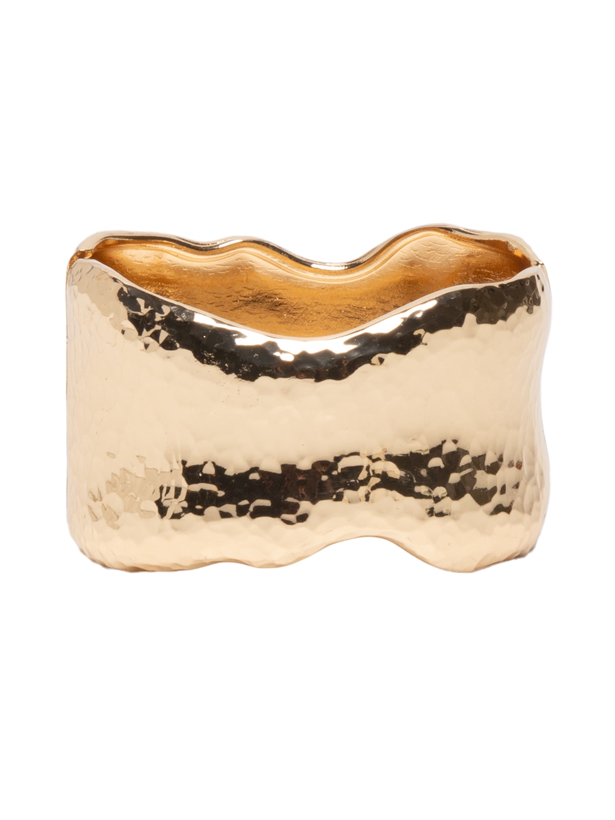 Bracelete Feminino Maxi Irregular - Dourado