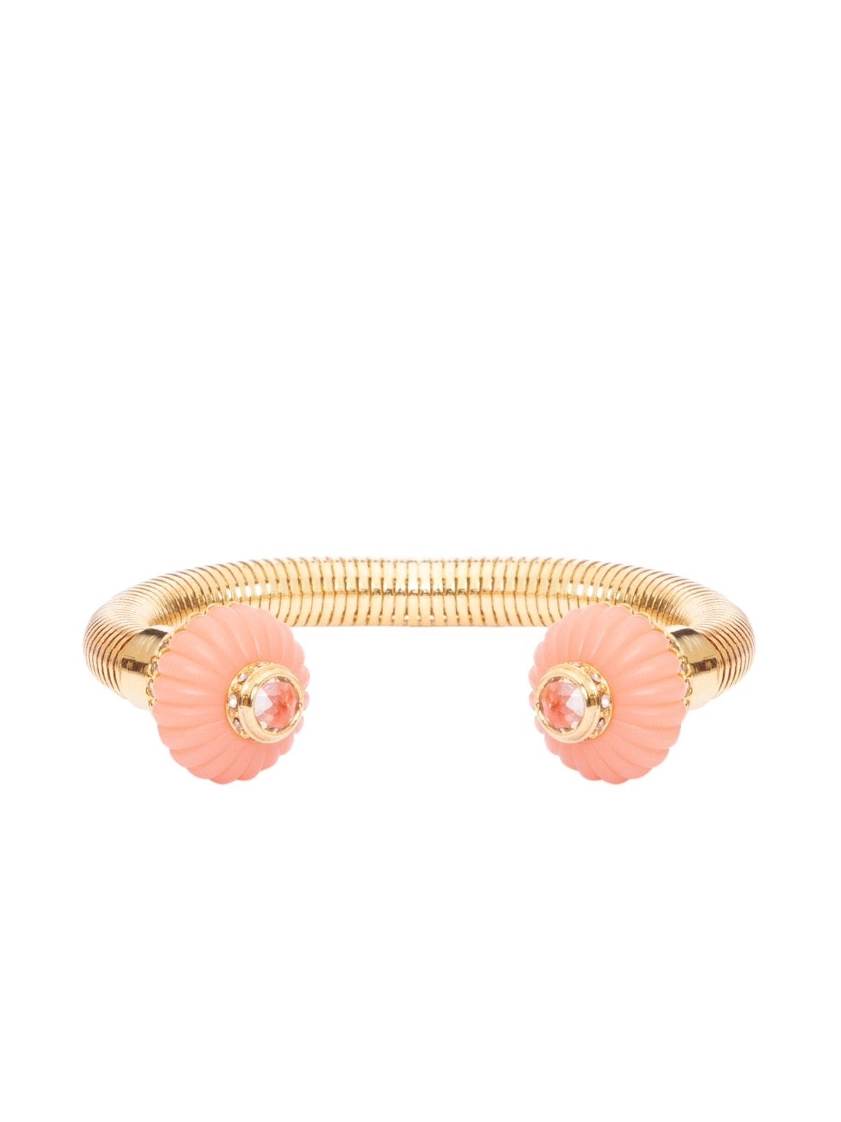 Bracelete Feminino Mola Lamparina Em Metal Ouro Nádia Gimenes