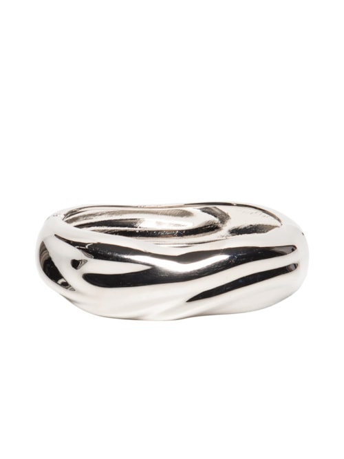 Bracelete Feminino Orgânico Metal - Prateado