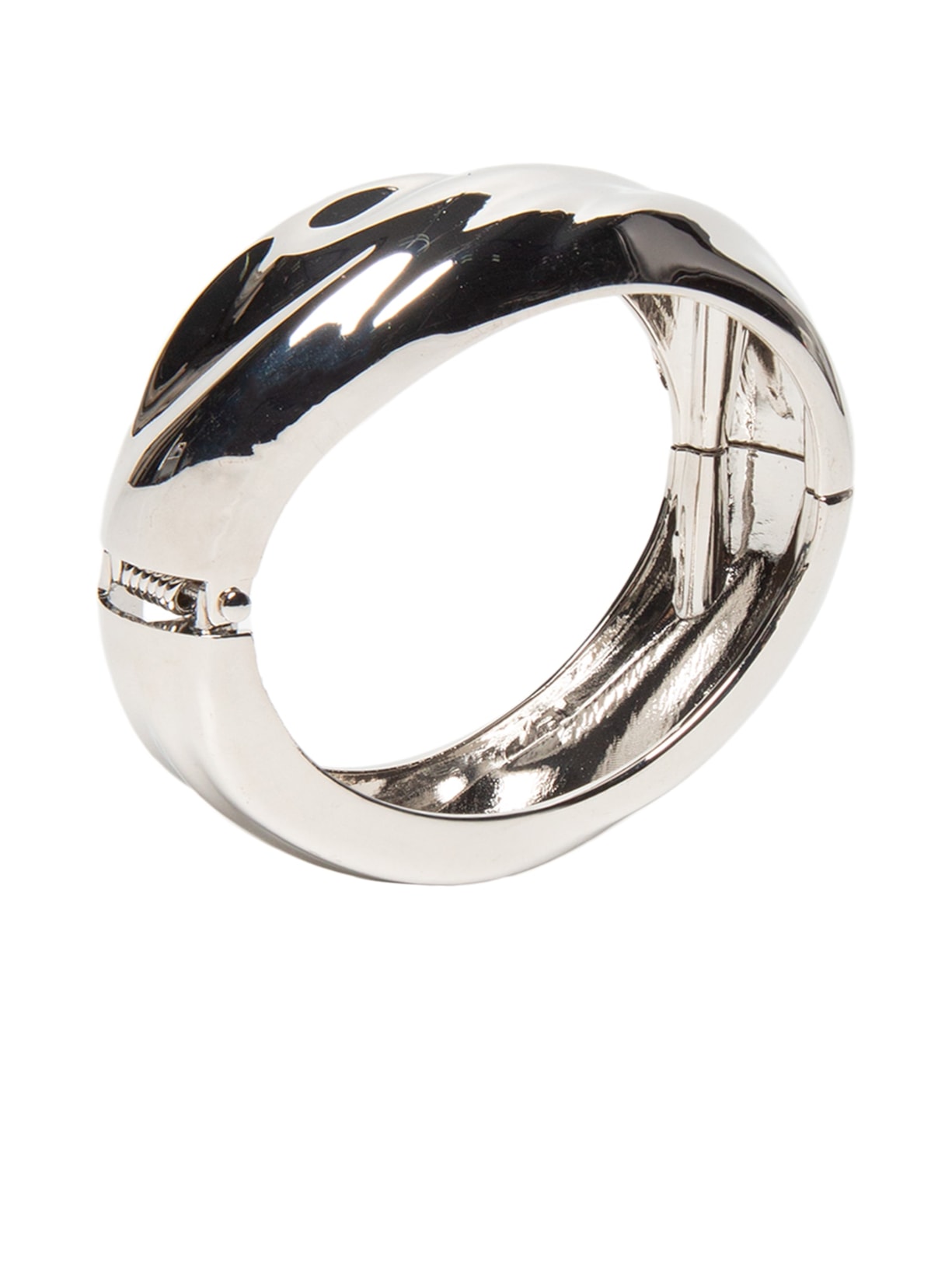 Bracelete Feminino Orgânico Metal Prateado '2Essential