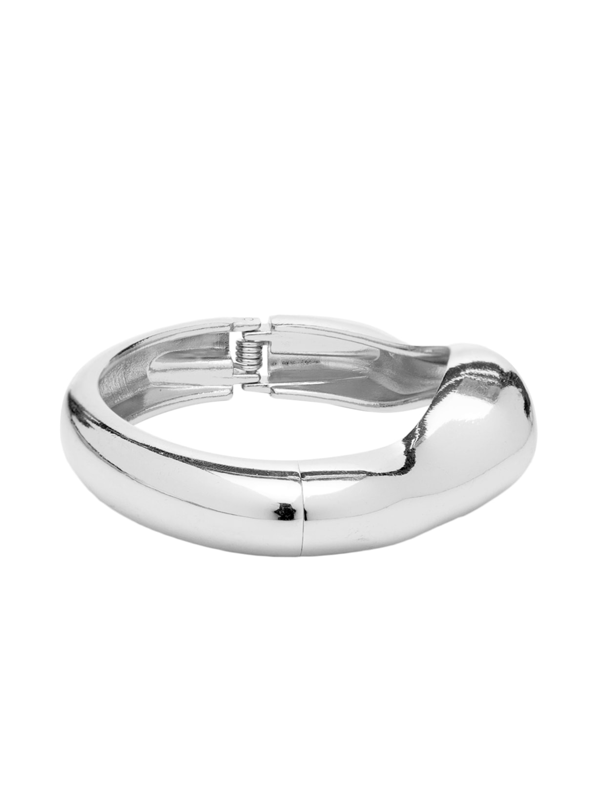 Bracelete Feminino Orgânico - Prata