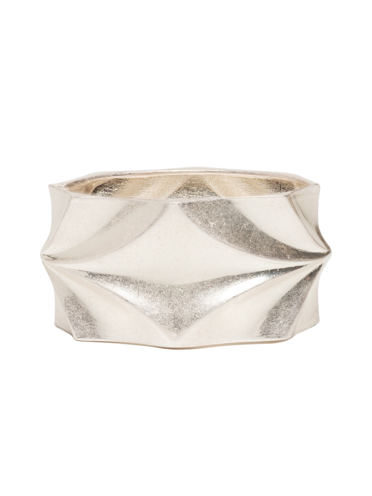 Bracelete Feminino Orgânico - Prateado