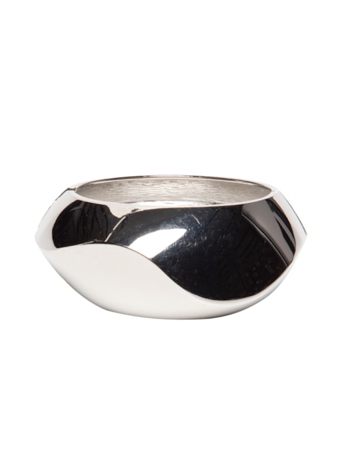 Bracelete Feminino Orgânico - Prateado