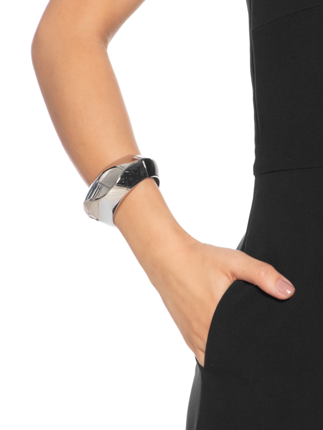 Bracelete Feminino Orgânico Prateado '2Essential