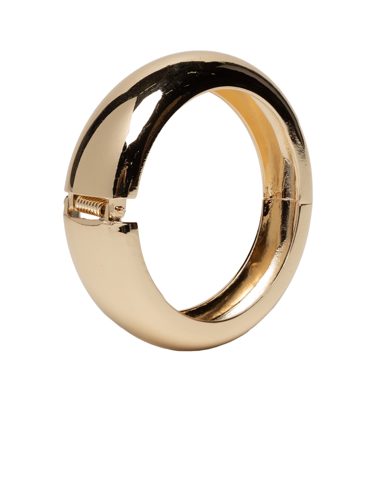 Bracelete Feminino Redondo  Dourado Basiq