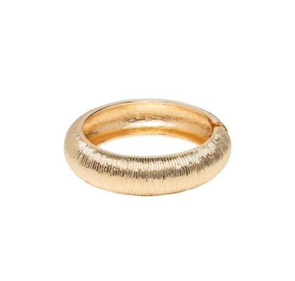 Bracelete Feminino Texturizado - Dourado