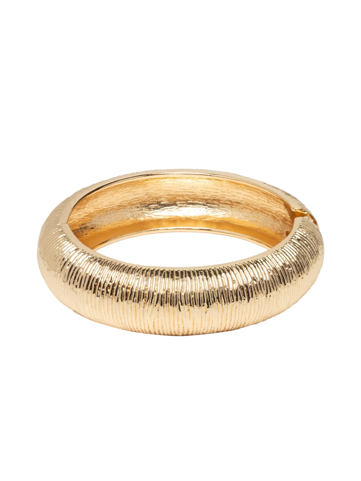 Bracelete Feminino Texturizado - Dourado