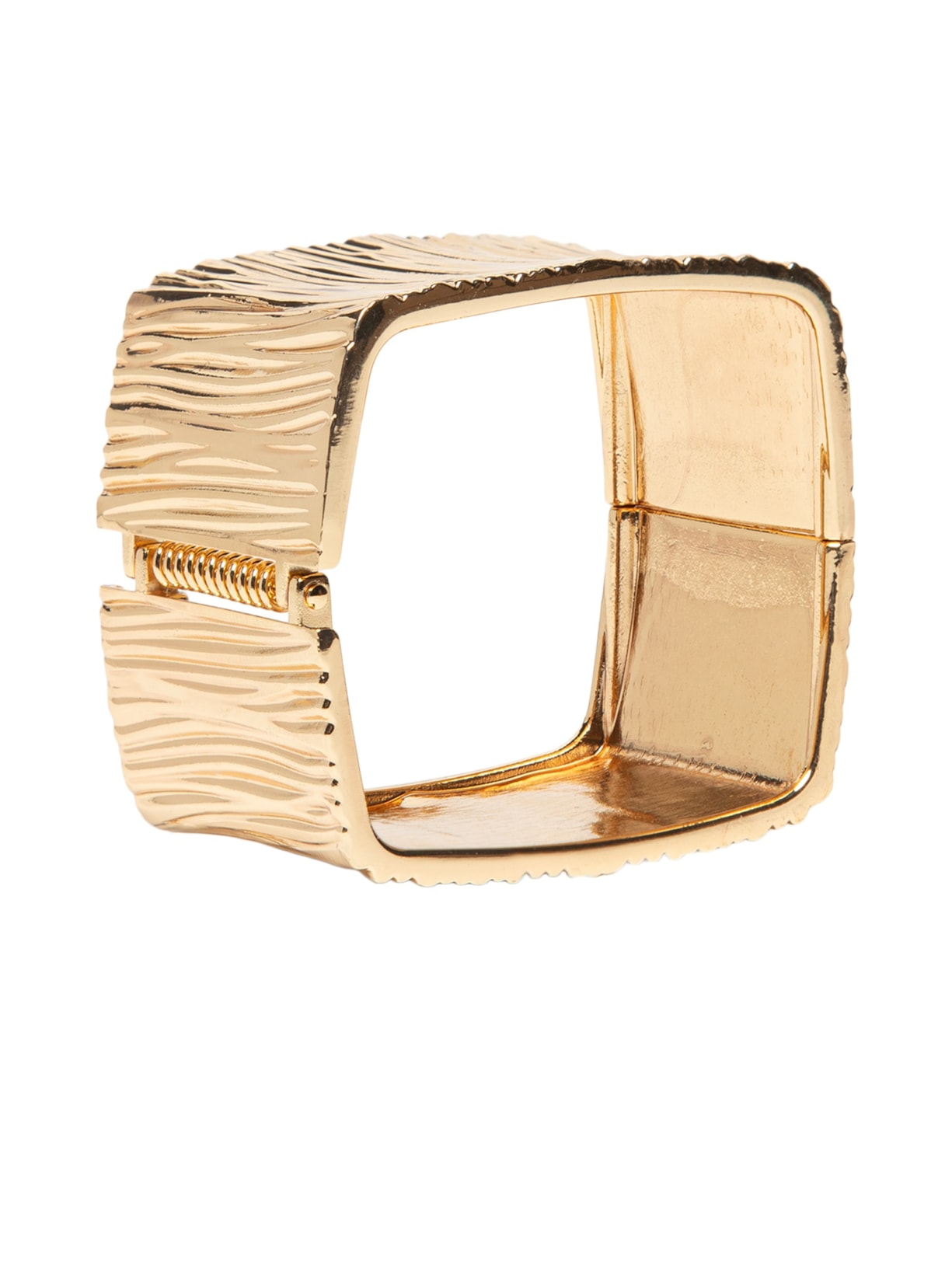 Bracelete Feminino Texturizado Dourado '2Essential