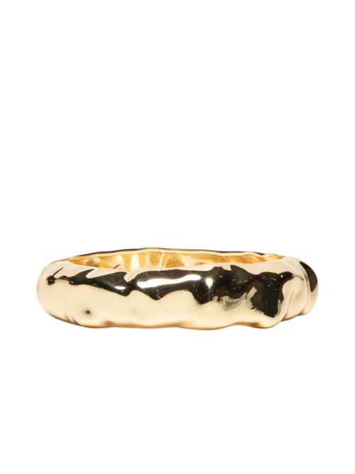 Bracelete Feminino Texturizado - Dourado