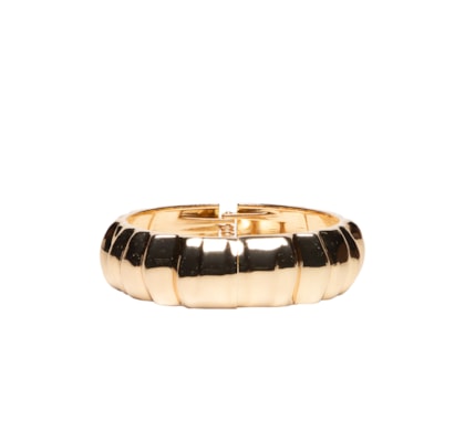 Bracelete Feminino Texturizado - Dourado