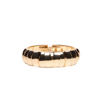 Bracelete Feminino Texturizado - Dourado