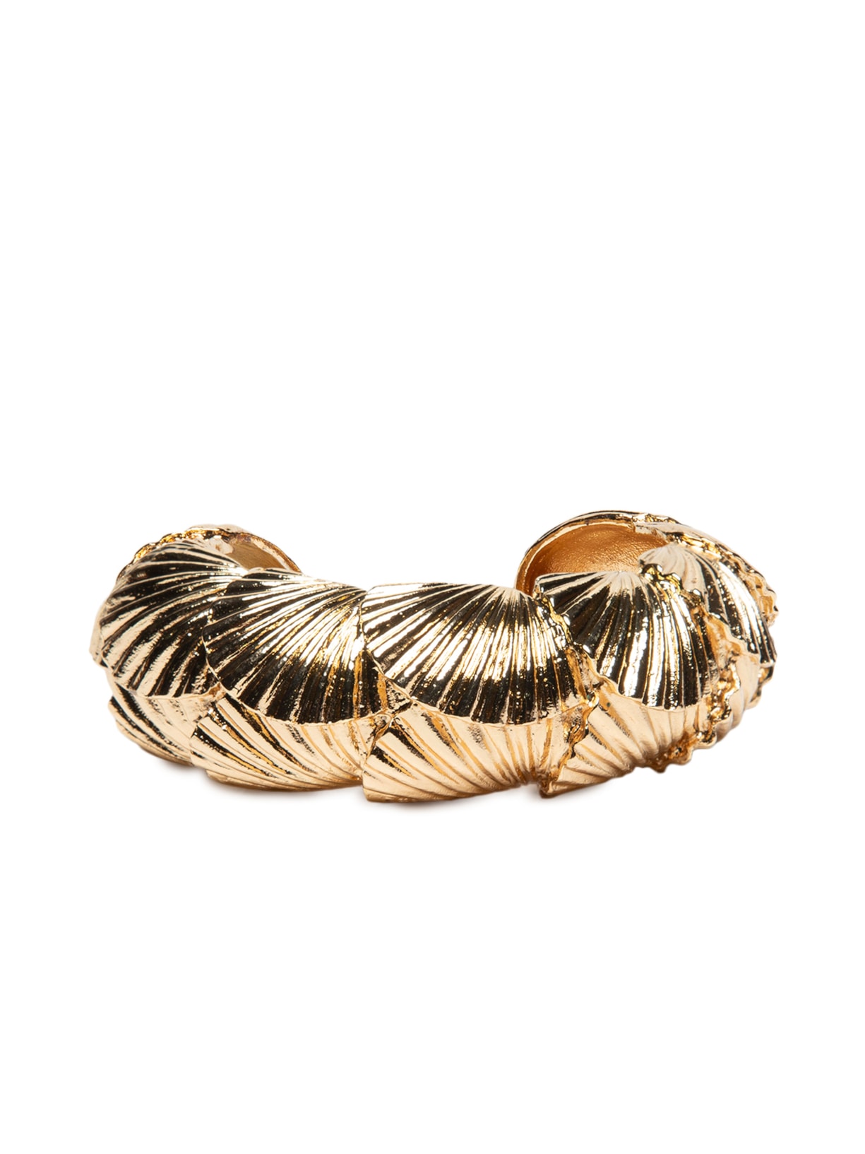 Bracelete Feminino Texturizado - Dourado