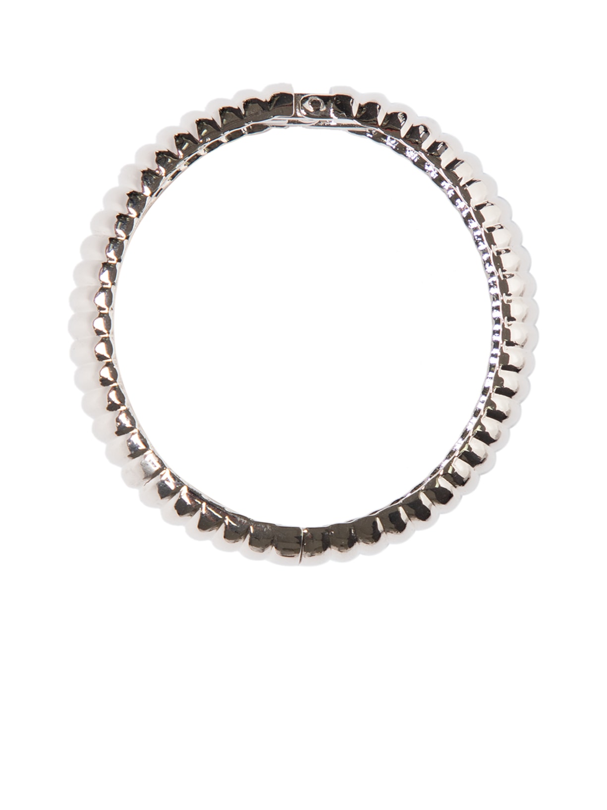 Bracelete Feminino Texturizado Prata Market 33