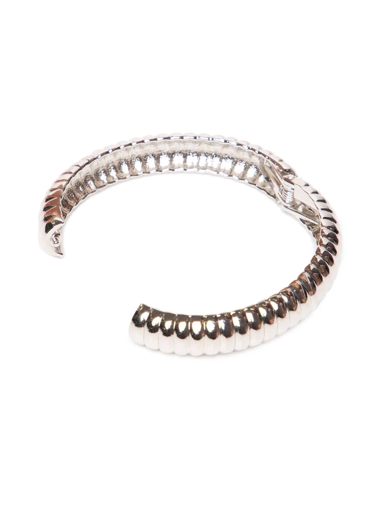 Bracelete Feminino Texturizado Prata Market 33