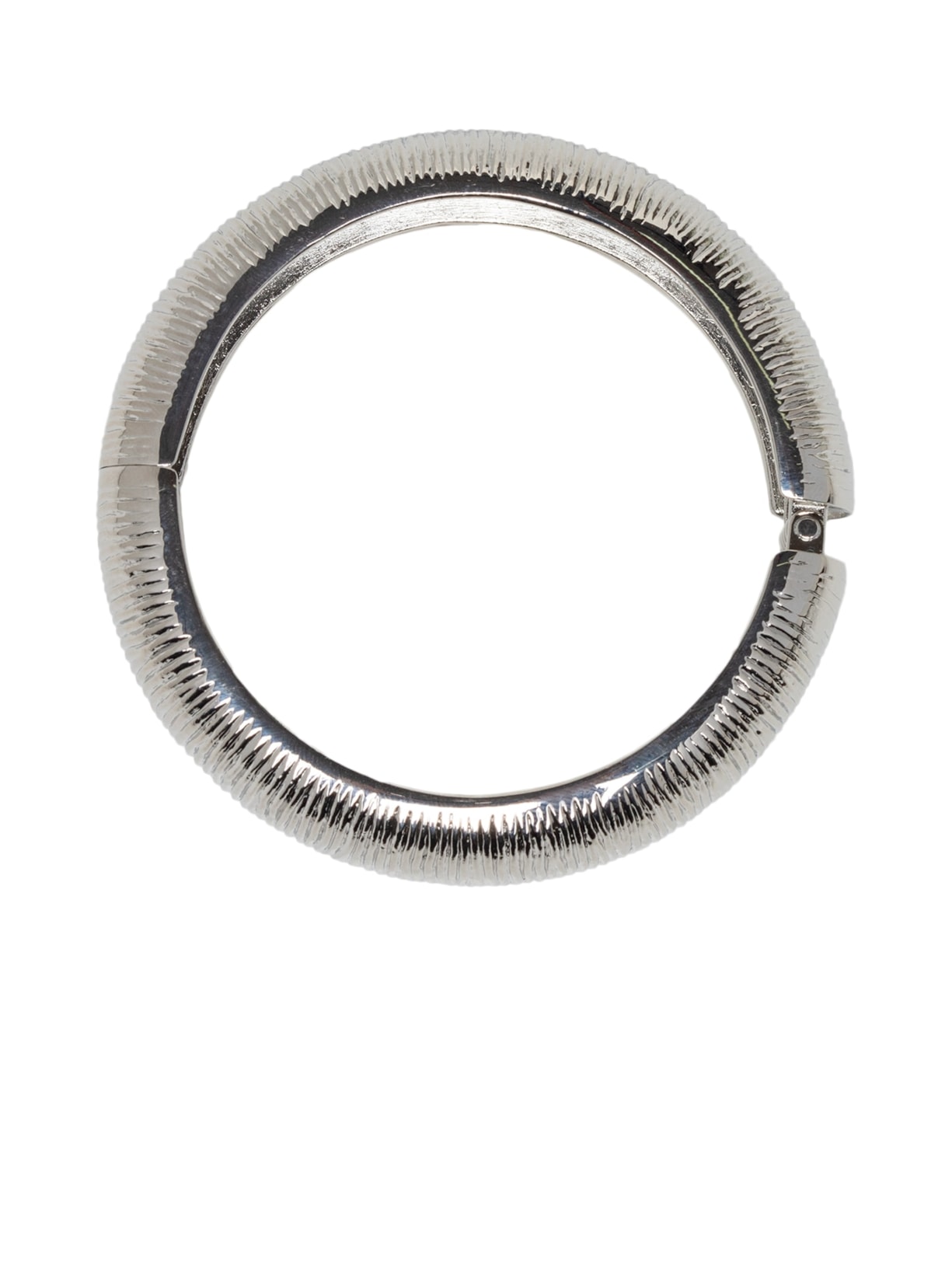 Bracelete Feminino Texturizado Prateado Market 33