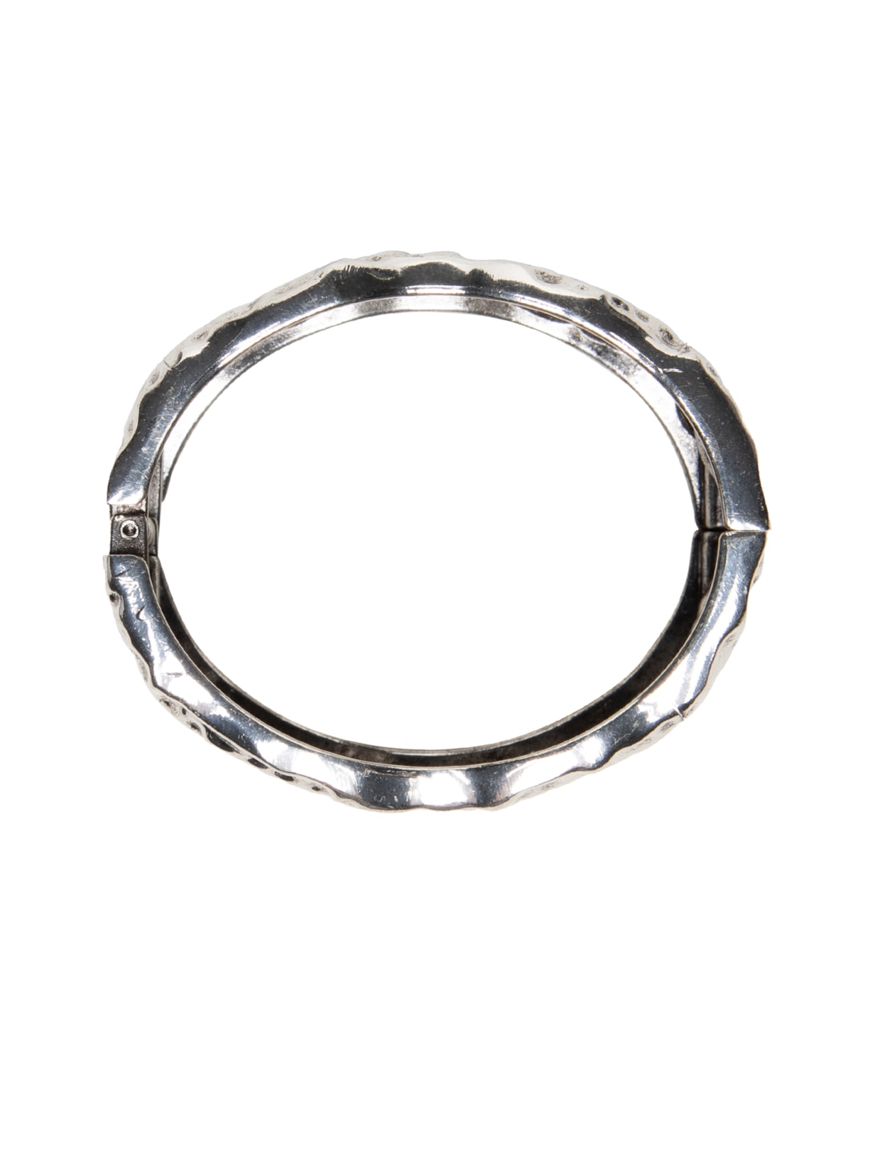 Bracelete Feminino Texturizado Prateado Market 33