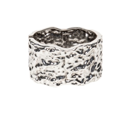 Bracelete Feminino Texturizado - Prateado