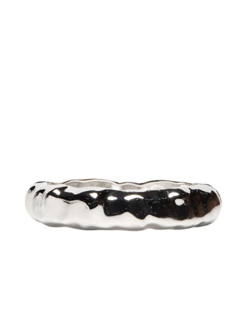 Bracelete Feminino Texturizado - Prateado