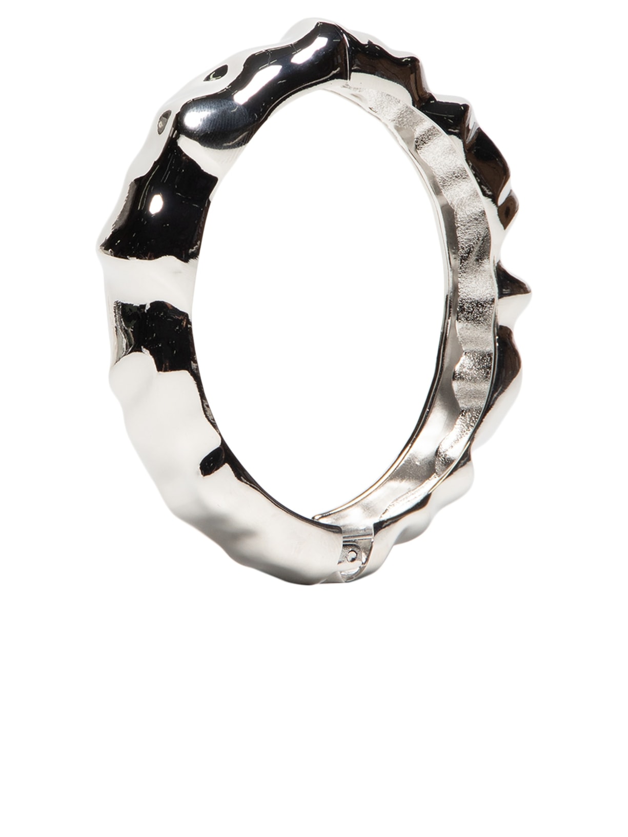 Bracelete Feminino Texturizado Prateado '2Essential