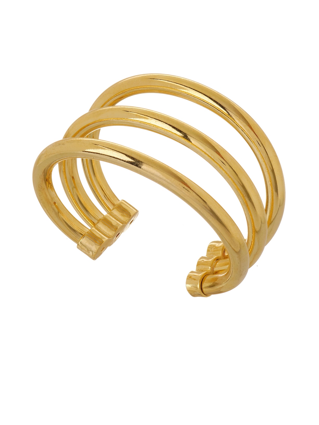 Bracelete Feminino Trio Peão Metal - Dourado
