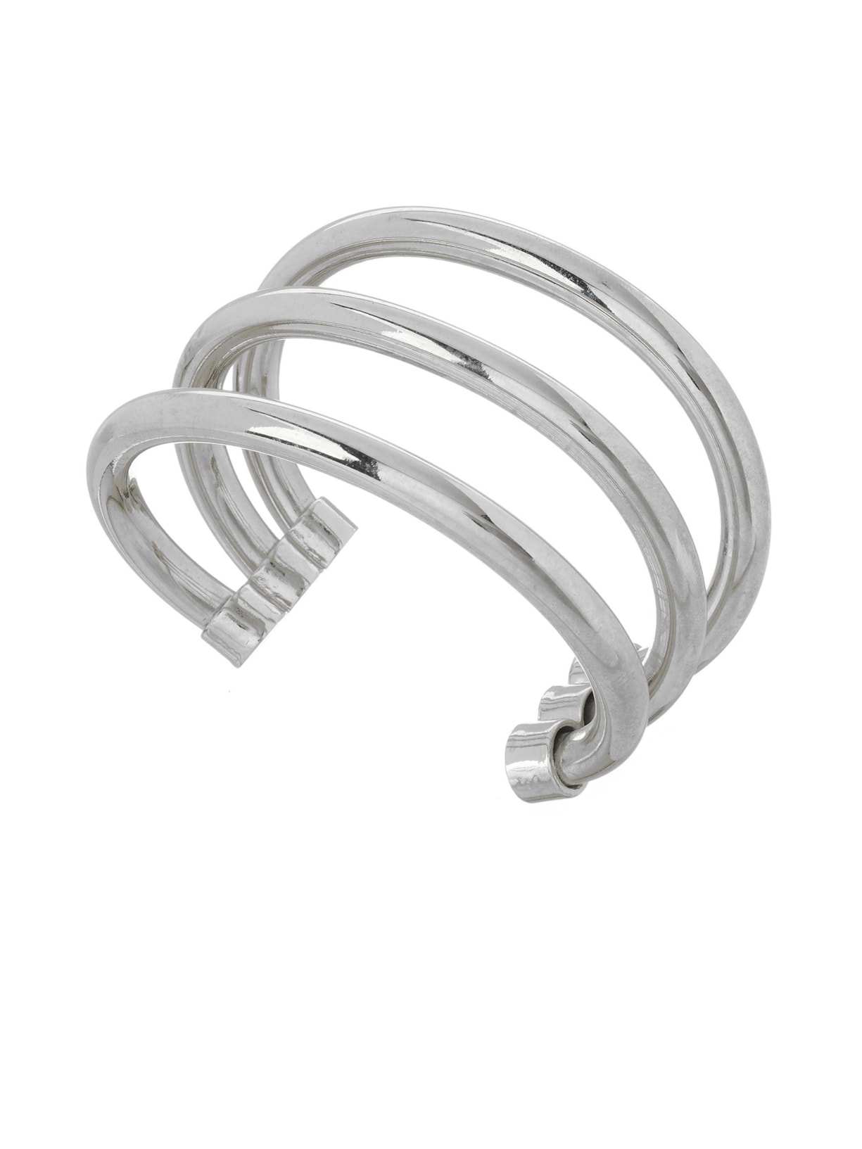 Bracelete Feminino Trio Peão Metal - Prata