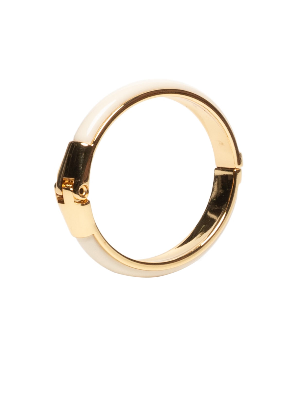 Bracelete Feminino Vintage Off White Dourado Andressa Delamuta