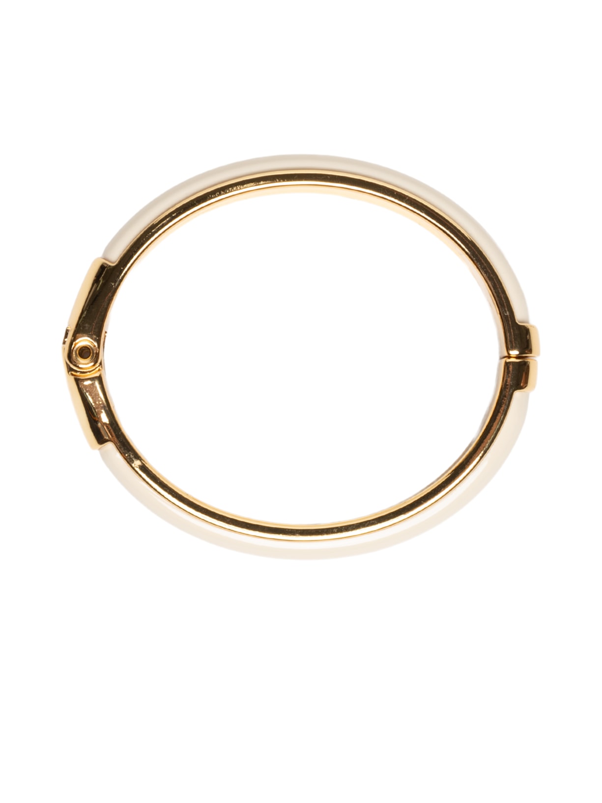 Bracelete Feminino Vintage Off White Dourado Andressa Delamuta