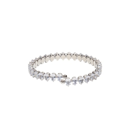 Bracelete Feminino Zircônia - Prateado