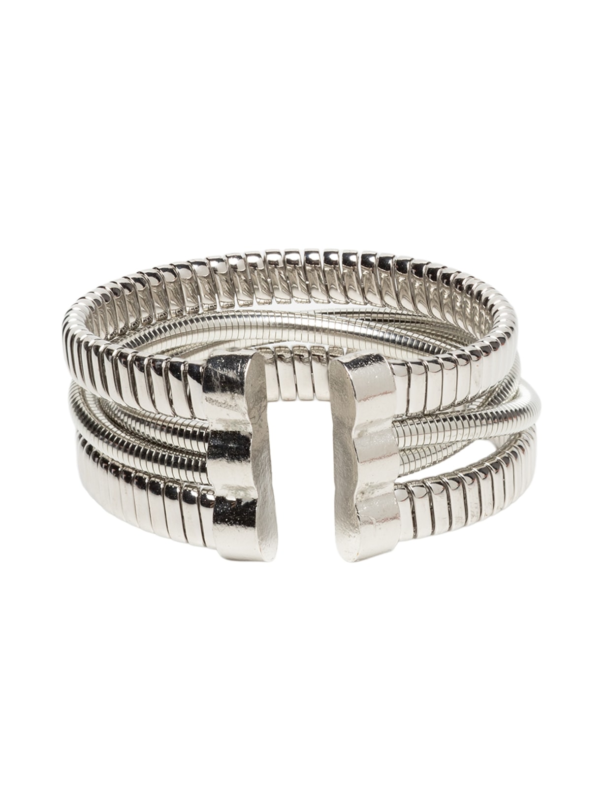 Bracelete Mola Feminino Prateado Market 33