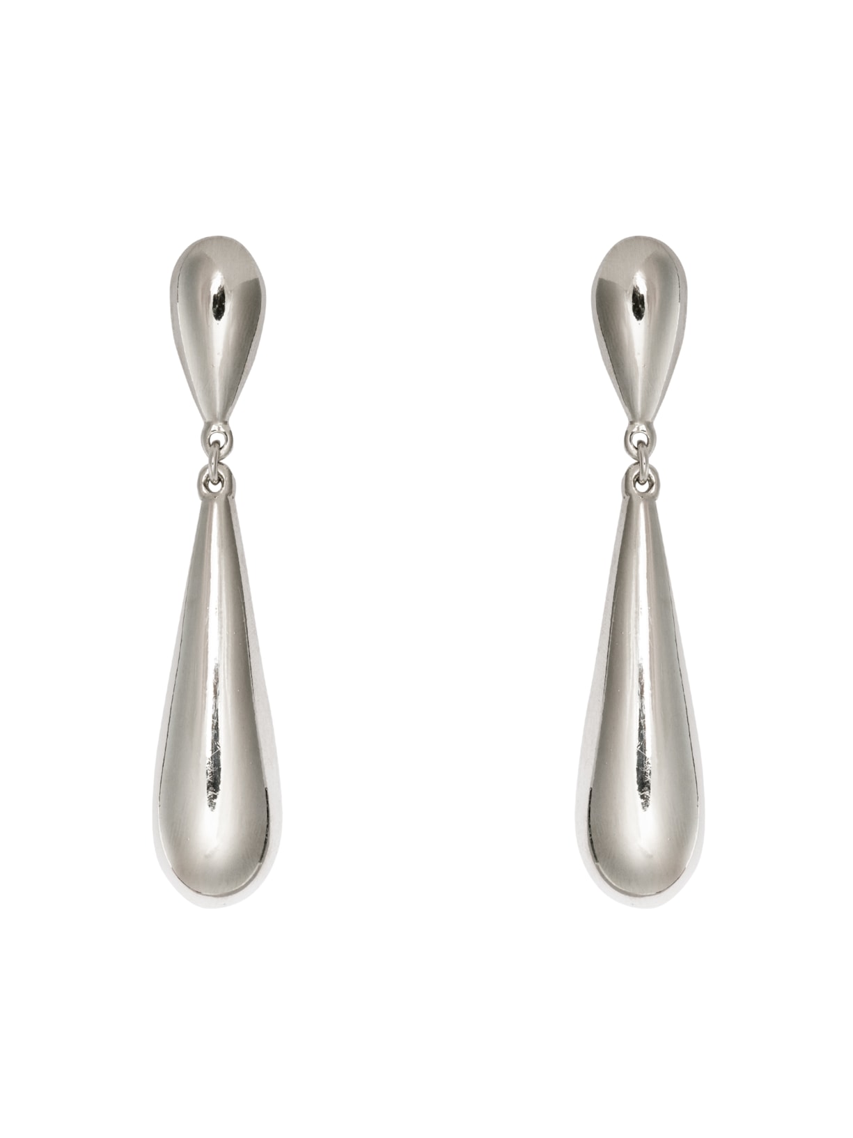 Brinco Feminina Gota Longo - Prata