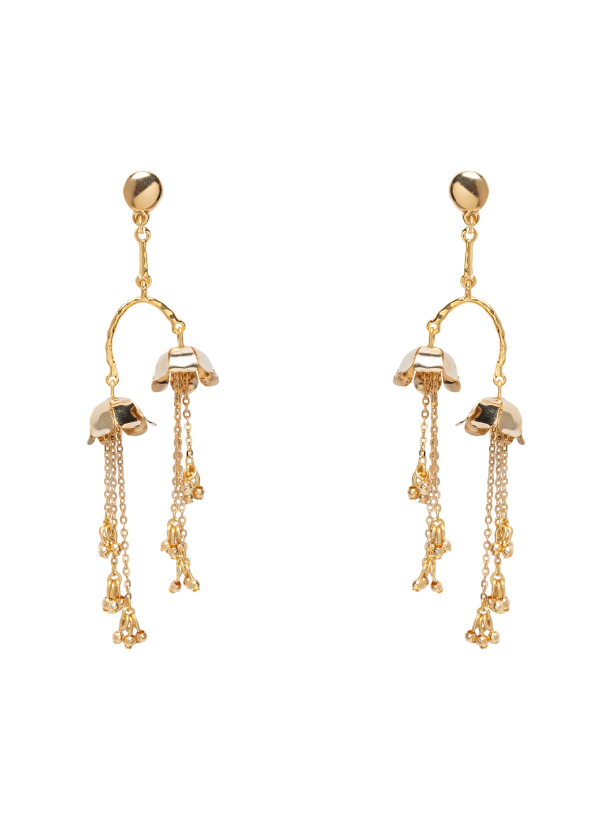 Brinco Feminino Antúrio - Dourado