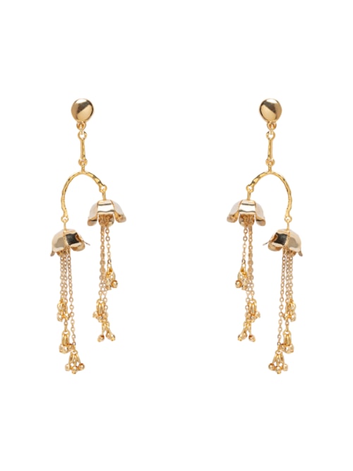 Brinco Feminino Antúrio - Dourado