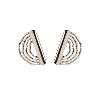 Brinco Feminino Arco Iris - Prateado
