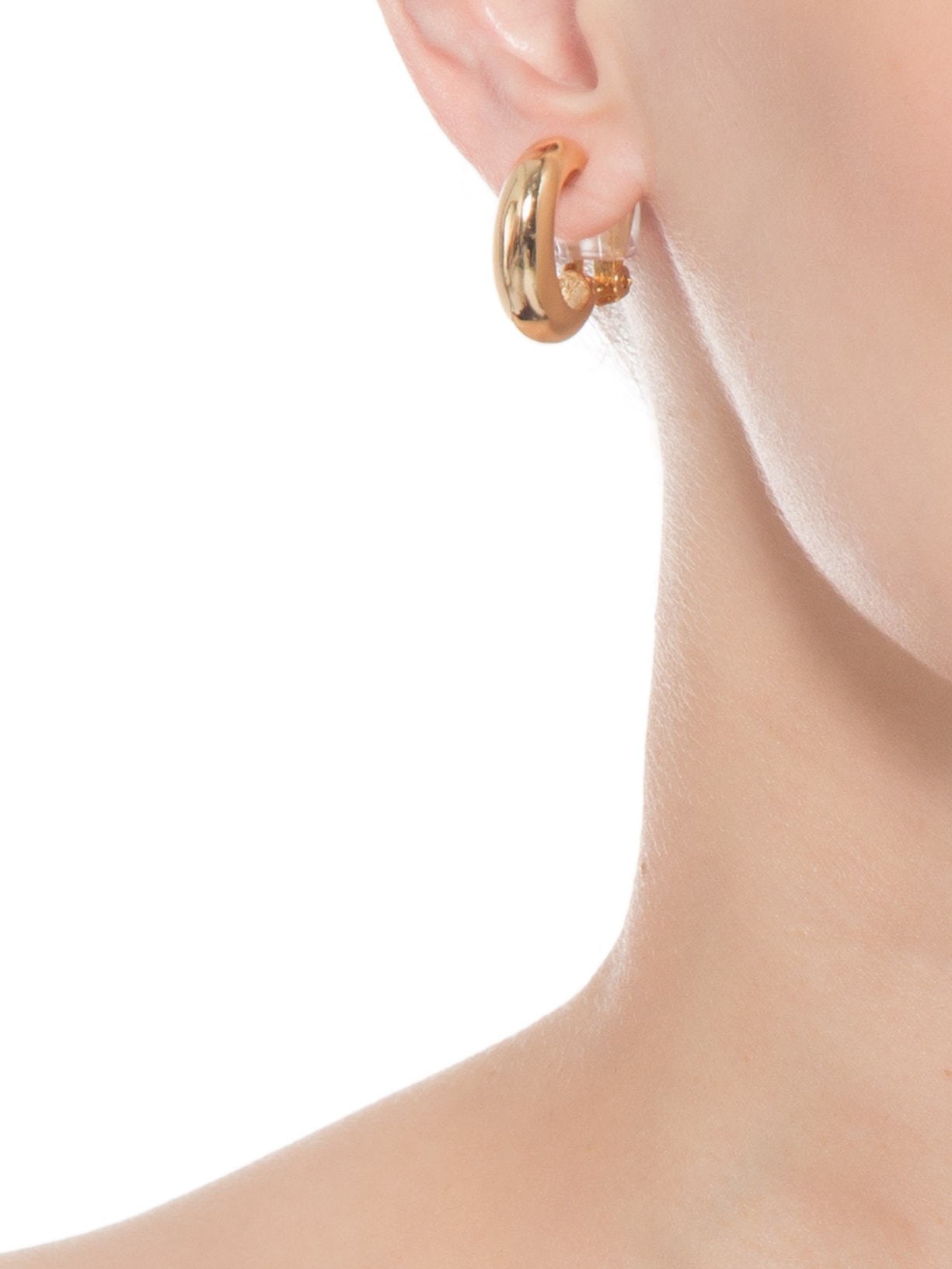 Brinco Feminino Argola água Coração Em Metal Ouro Rosana Bernardes + Maria Braz