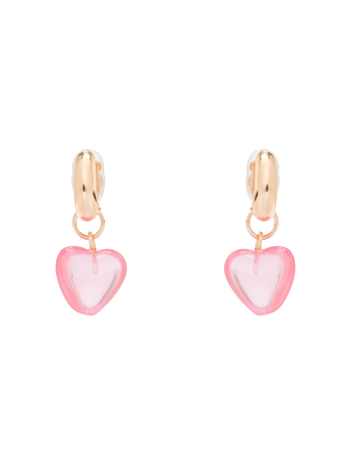 Brinco Feminino Argola água Coração Em Metal Ouro Rosana Bernardes + Maria Braz