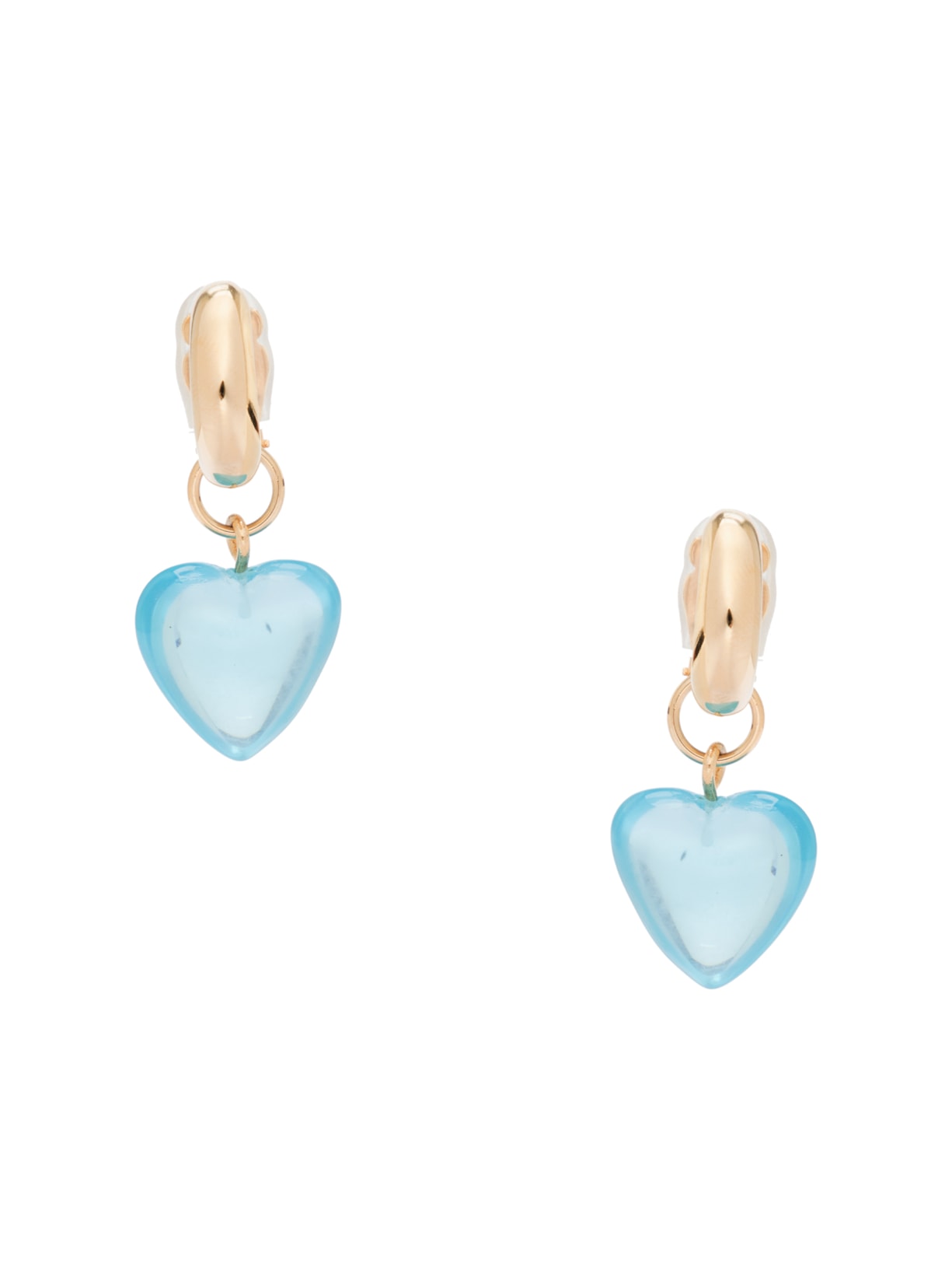 Brinco Feminino Argola água Coração Em Metal Ouro Rosana Bernardes + Maria Braz