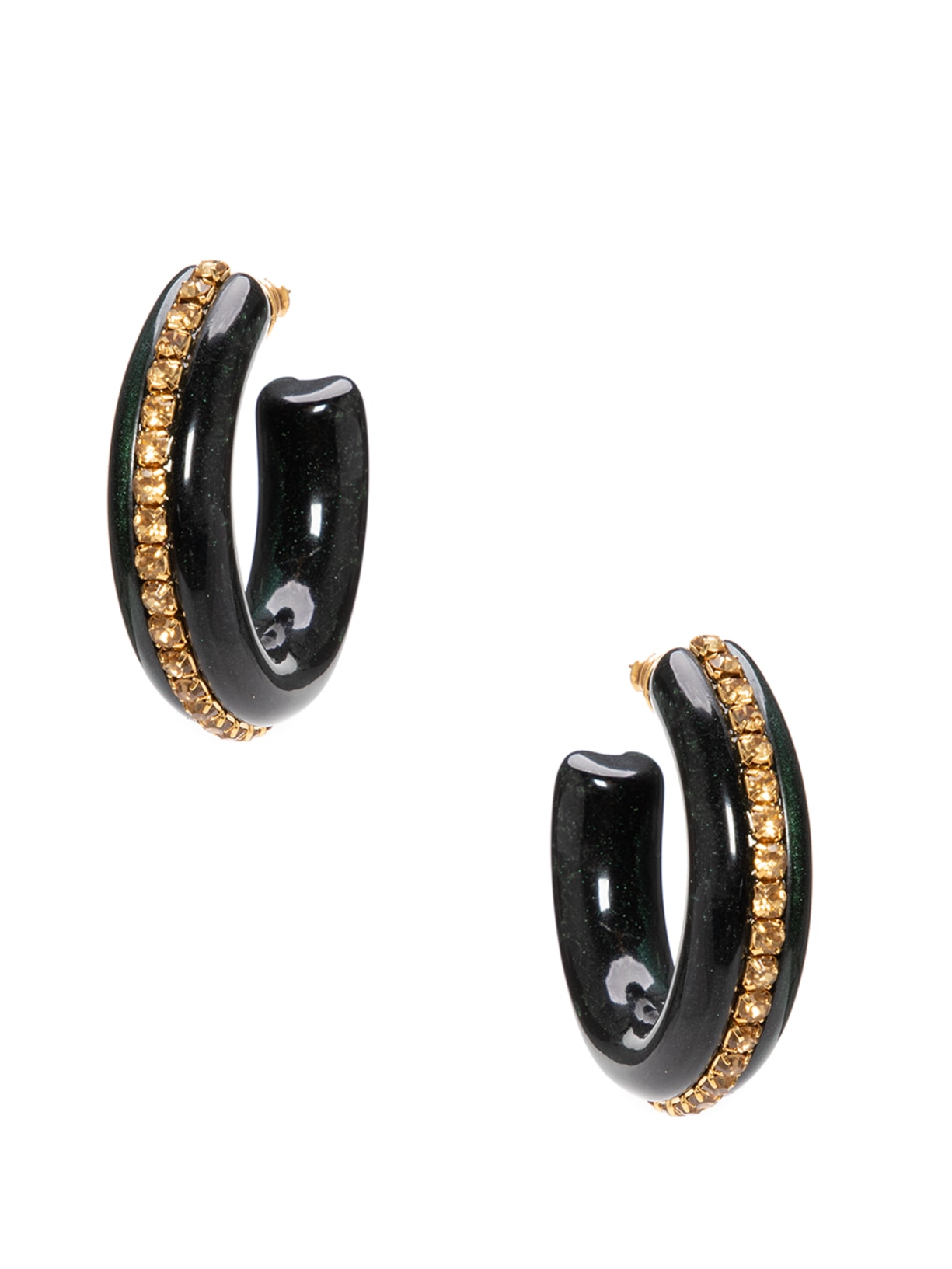 Brinco Feminino Argola Colors - Preto