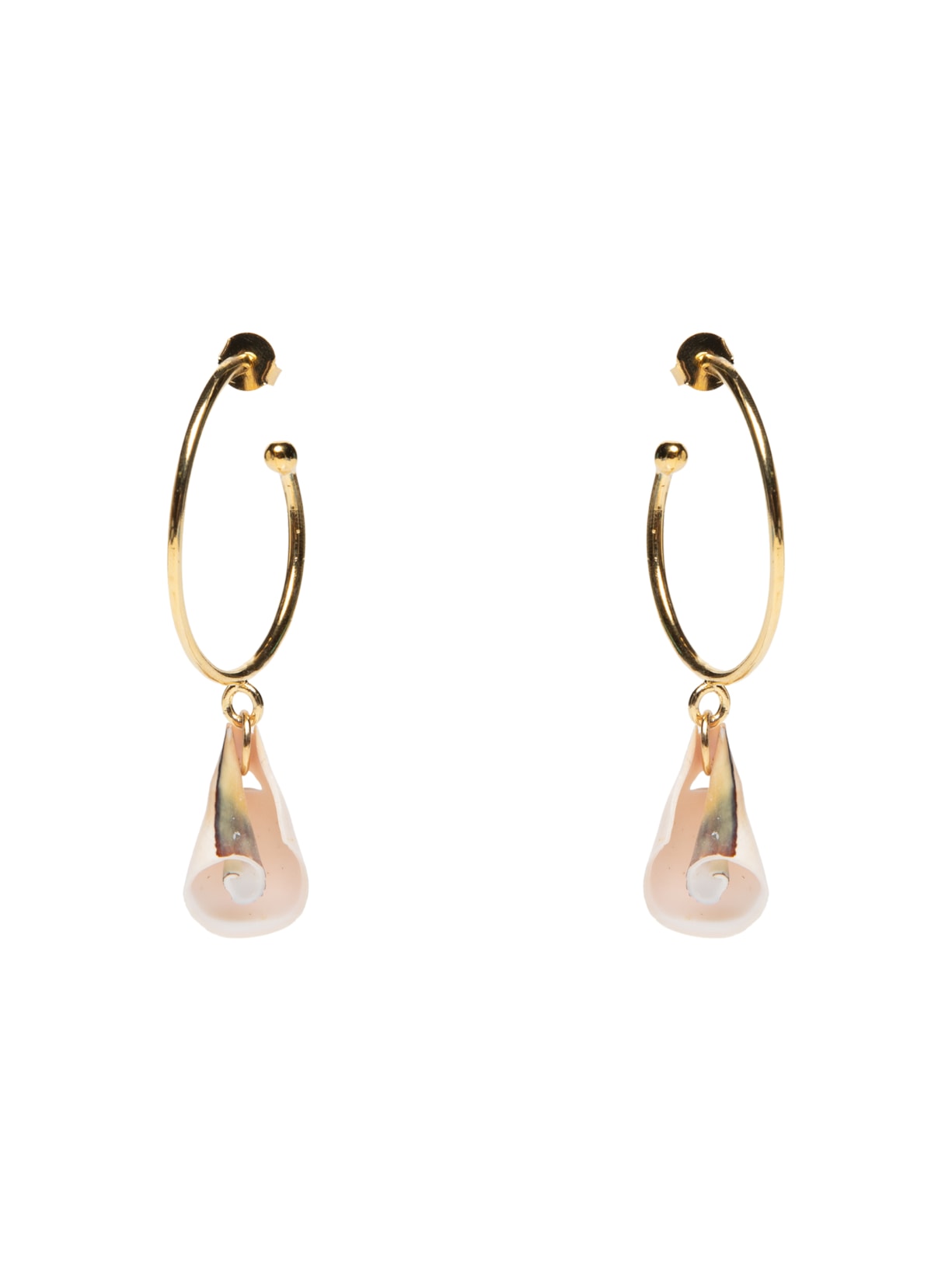 Brinco Feminino Argola Conchário Dourado Dress To