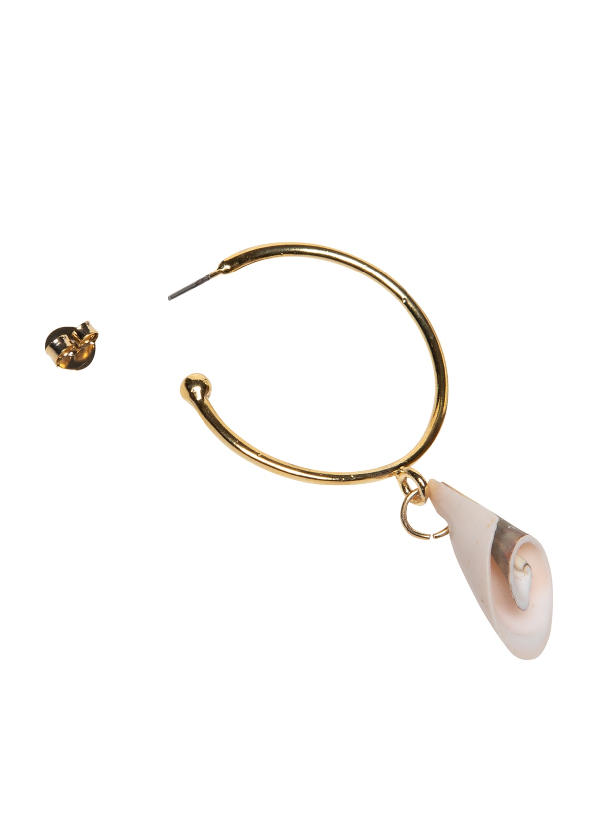 Brinco Feminino Argola Conchário Dourado Dress To