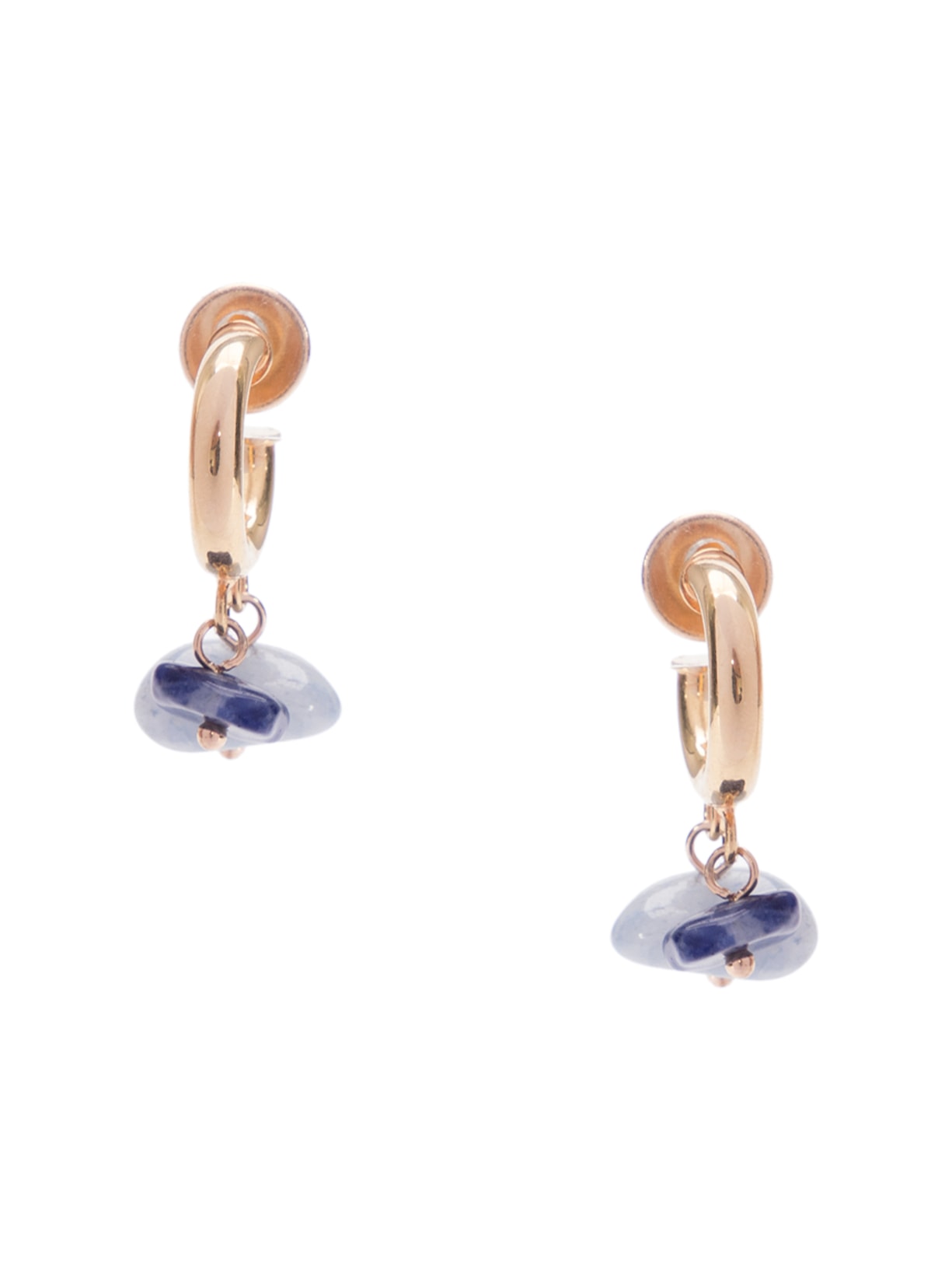 Brinco Feminino Argola Dendrita Em Metal - Dourado