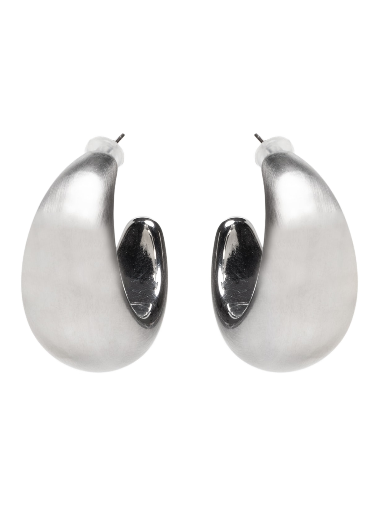 Brinco Feminino Argola Fosca - Prateado