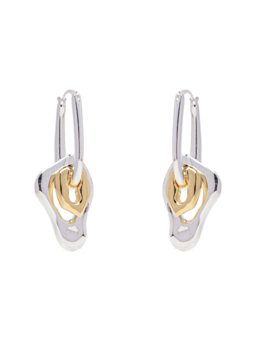 Brinco Feminino Argola Kós Dupla - Prata