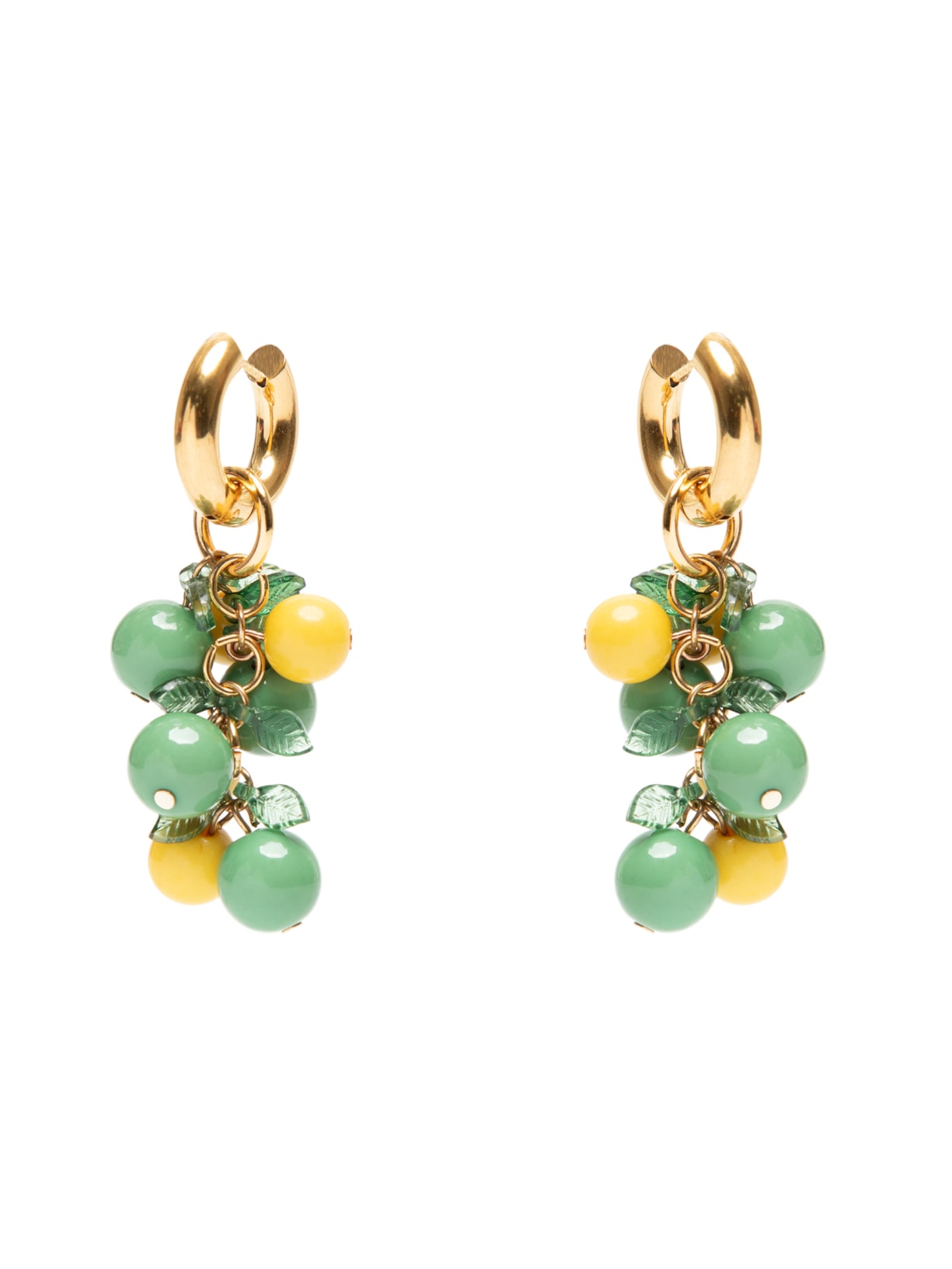 Brinco Feminino Argola Limão - Verde