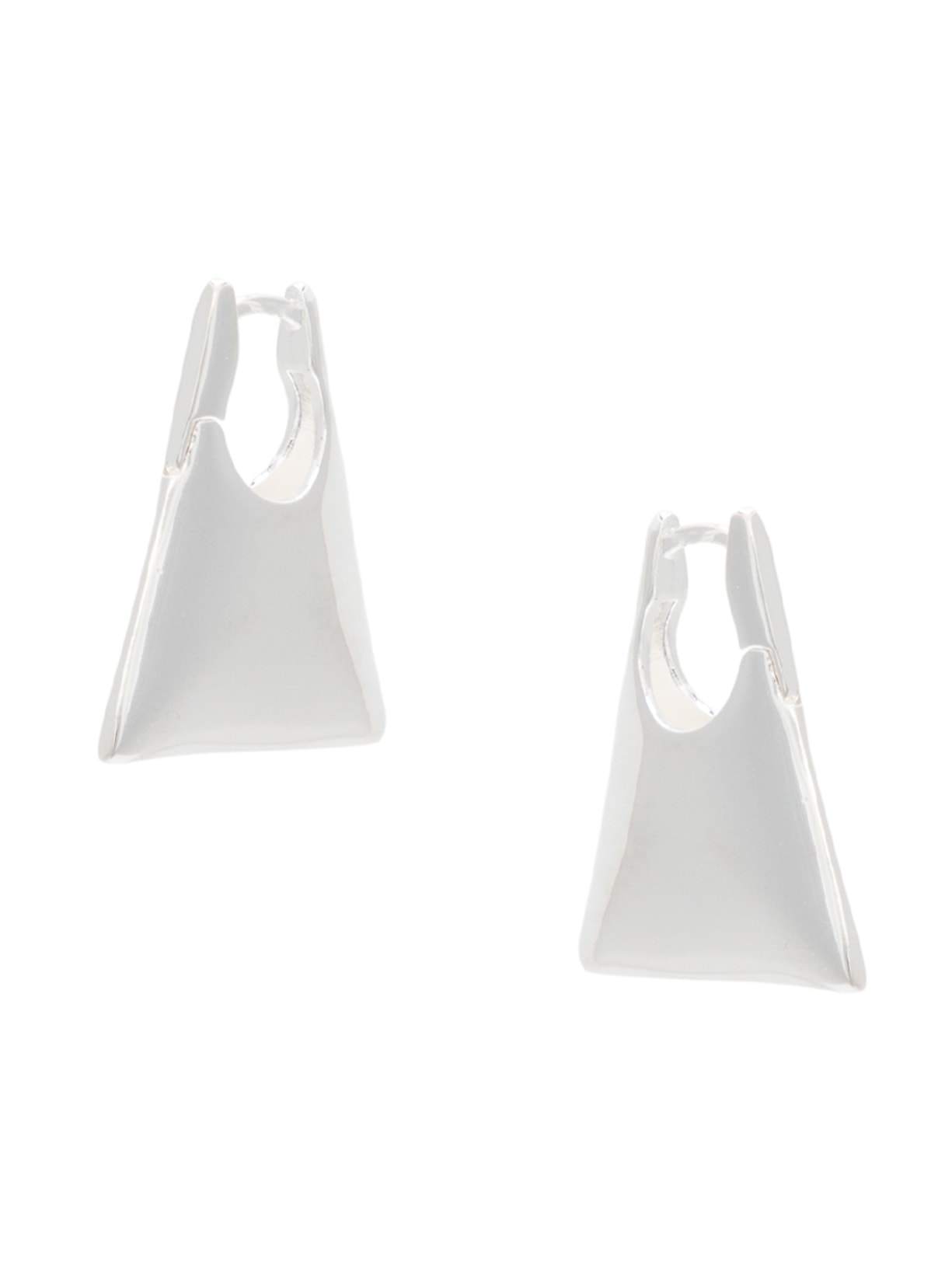 Brinco Feminino Argola Lou Em Metal Prata Vehr