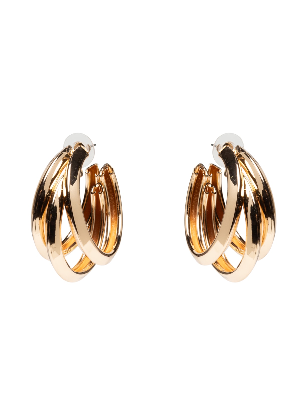 Brinco Feminino Argola Orgânica - Dourado