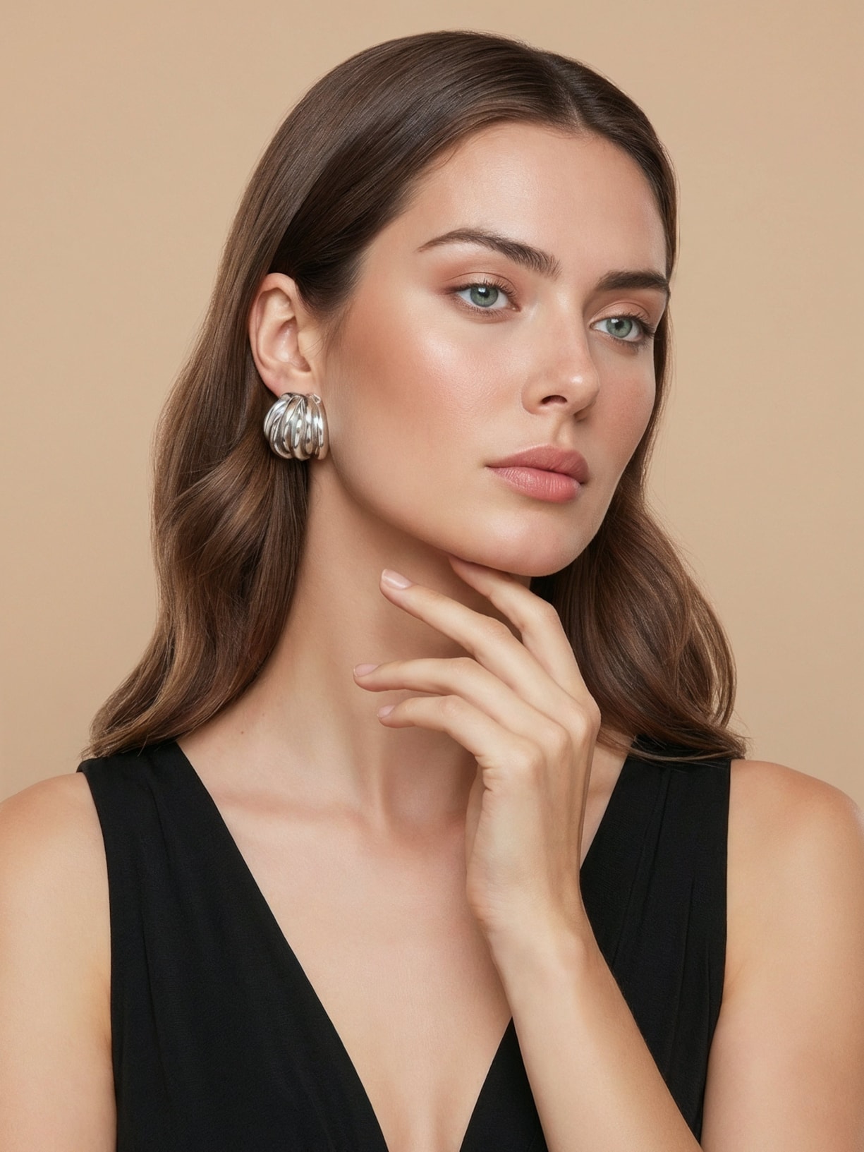 Brinco Feminino Argola Prateado '2Essential