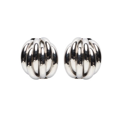 Brinco Feminino Argola - Prateado