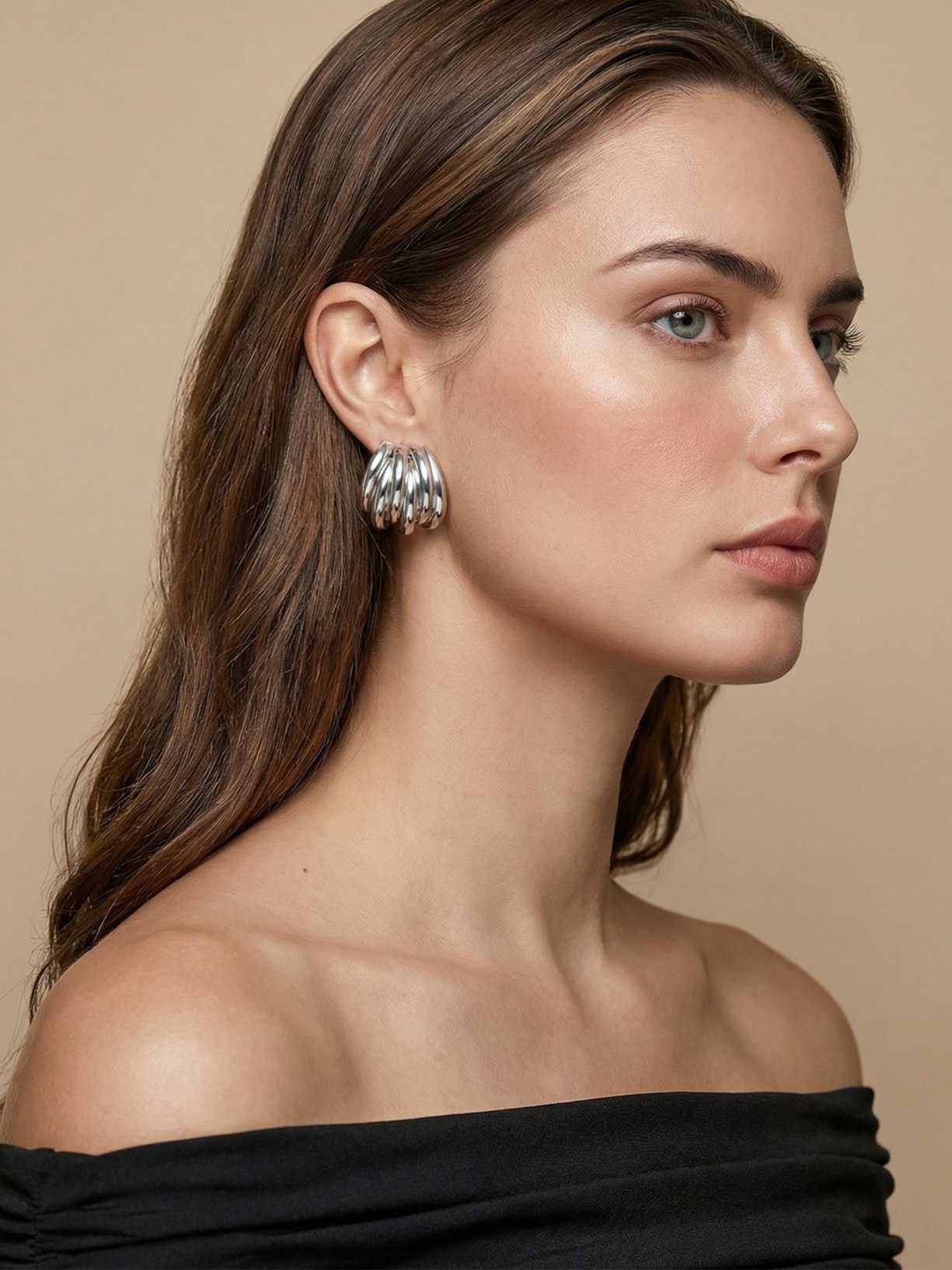 Brinco Feminino Argola Prateado '2Essential